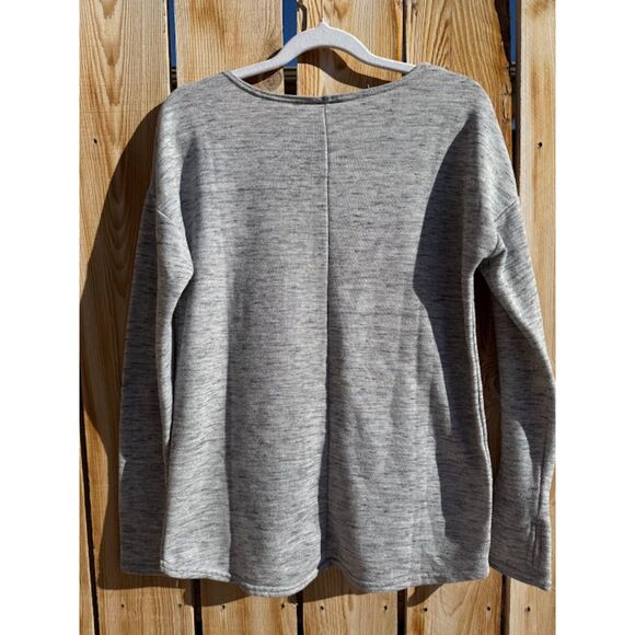 Danskin NOW Bundle of 2 Heather Gray Pullover Crewneck Sweatshirts Lounge Sz S - Picture 4 of 8